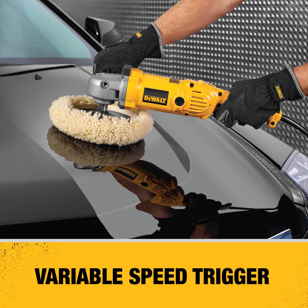 DEWALT 9-in Variable Speed Corded Polisher