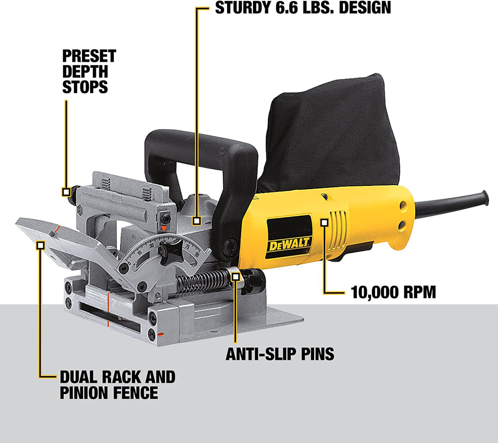 DEWALT DW682K Assembleuse à lamelles 6,5 Ampères
