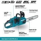 Tronçonneuse Makita DUC405Z 18v double batterie 36V 16" 400mm sans balais corps Or