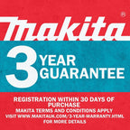 Radio de chantier Makita Bluetooth DAB 18V ou 40V MR007GZ corps seul doré