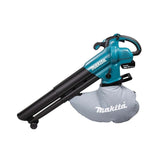MAKITA DUB187Z 18v LXT Souffleur de feuilles sans fil avec accessoire aspirateur et sac Argent