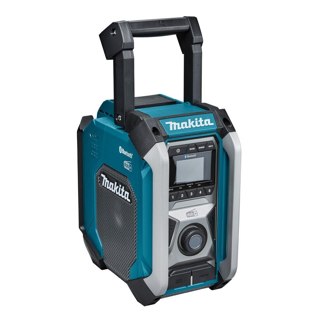 Radio de chantier Makita Bluetooth DAB 18V ou 40V MR007GZ corps seul doré
