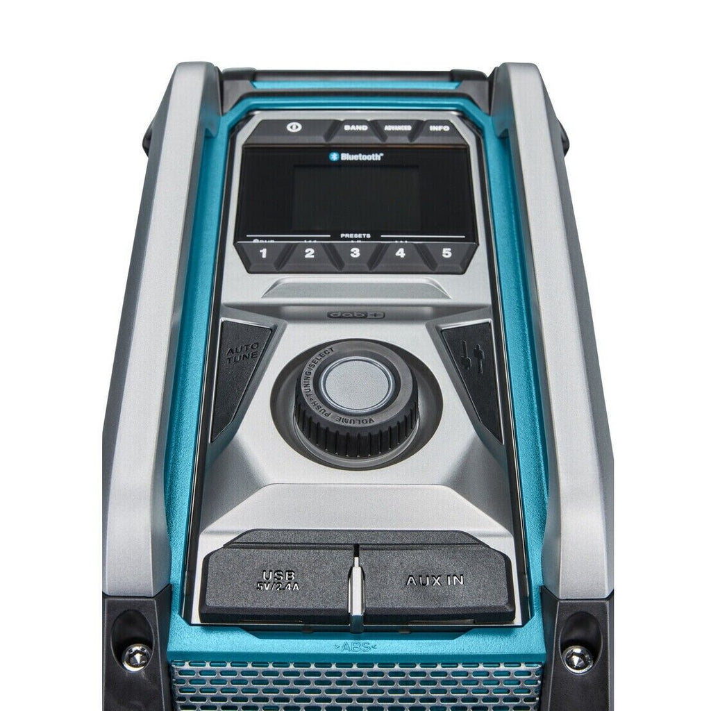 Radio de chantier Makita Bluetooth DAB 18V ou 40V MR007GZ corps seul doré