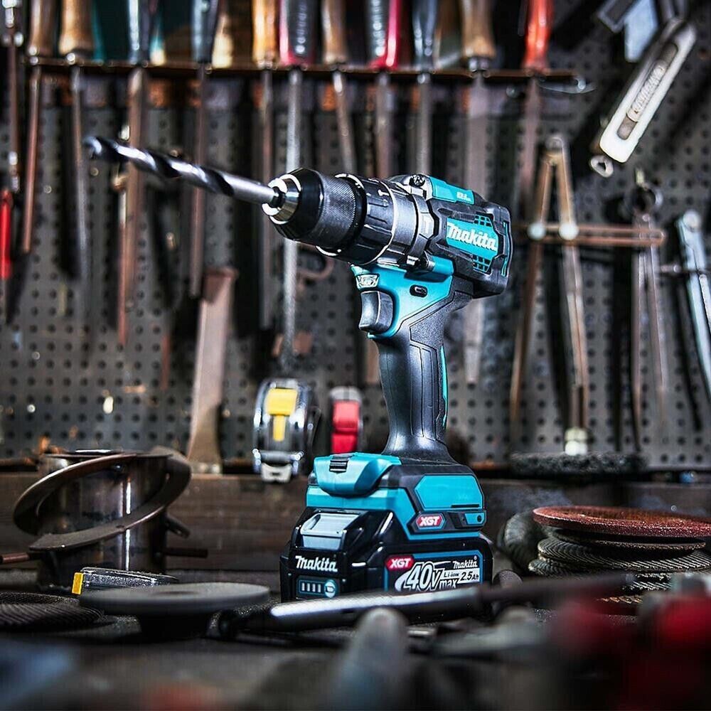 Perceuse combinée sans balais Makita 40V XGT HP001GZ corps seul or