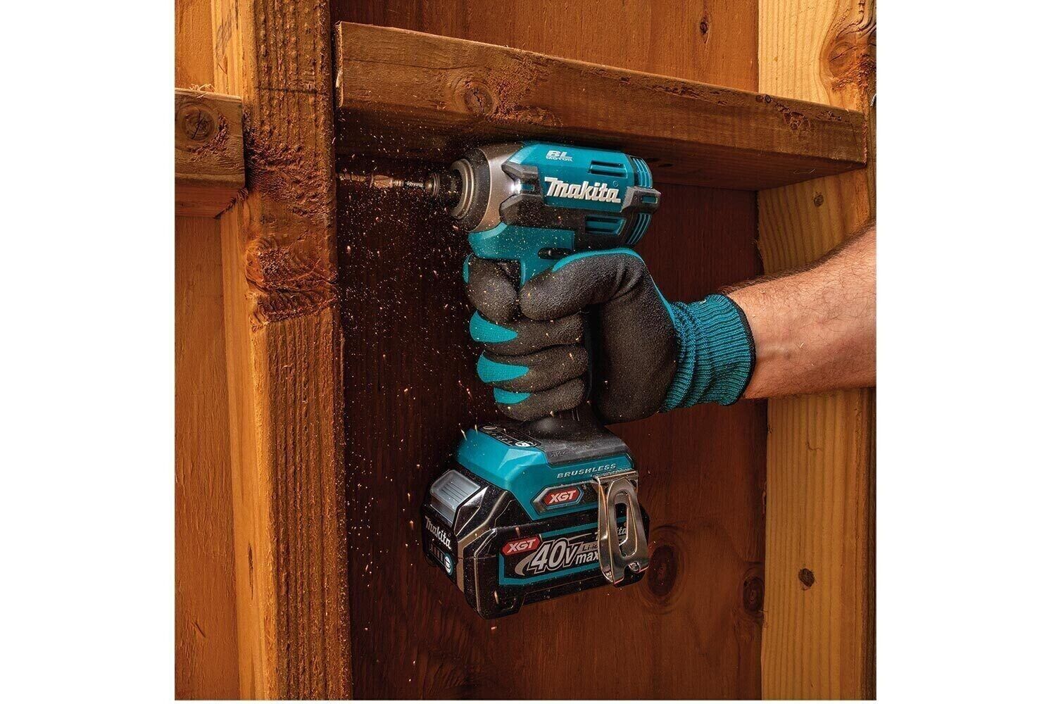 Visseuse à chocs Makita 40V TD003GZ sans balais 210Nm XGT corps seul Or