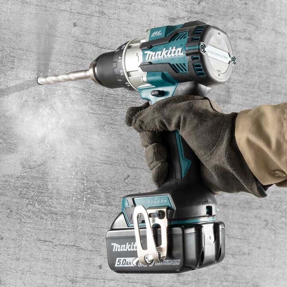 Perceuse combinée Makita DHP489Z 18V LXT Perceuse-visseuse à percussion corps seul Or