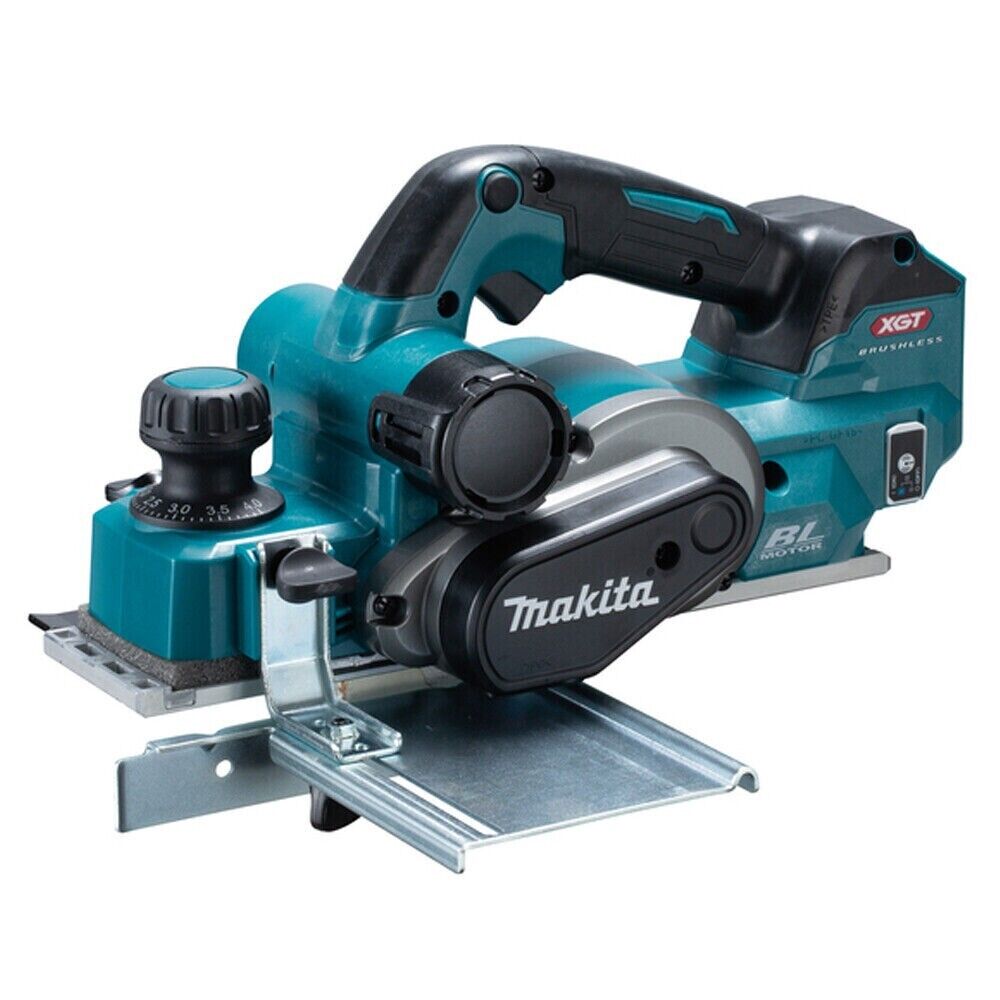 Rabot Makita KP001GZ03 40V MAX XGT AWS sans balais 82 mm dans mallette de transport Makpac Or