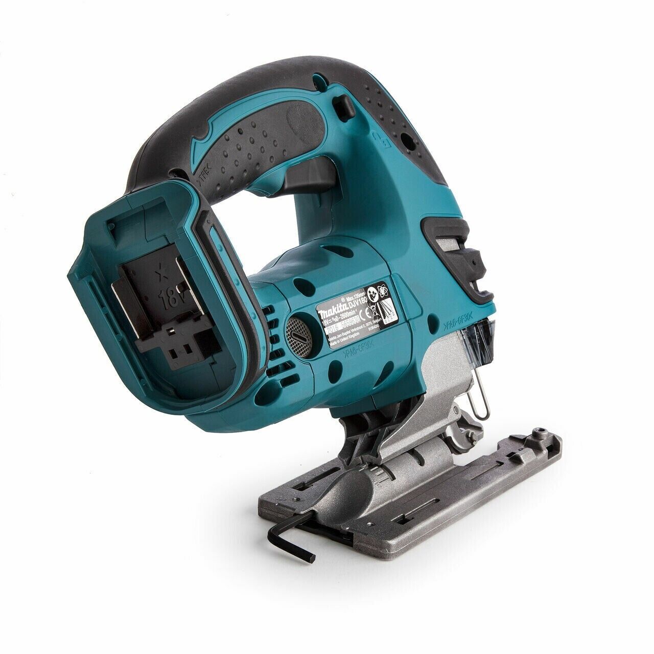 Scie sauteuse Makita 18V DJV180ZX Li-ion sans fil corps seulement argent (lames supplémentaires)