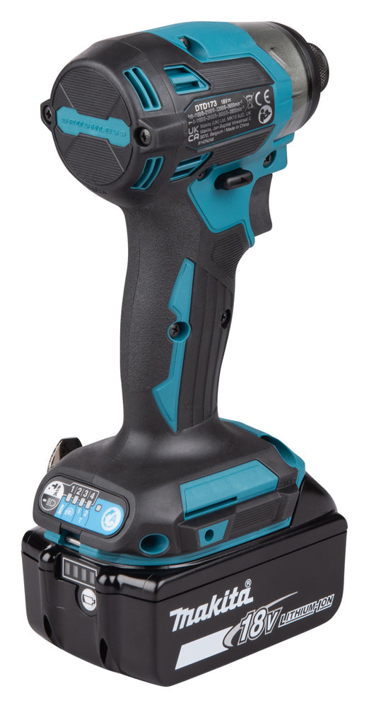 Visseuse à chocs Makita 18V DTD173Z sans balais LXT sans fil corps seul or
