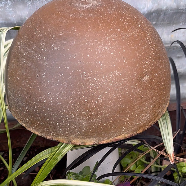 12 Inch Iron Handmade Mushroom Garden Decor, Set of 5