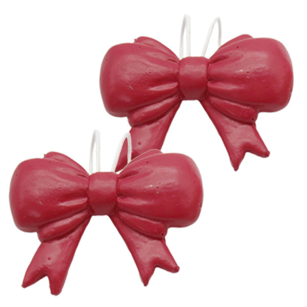 Coquette Bow Pot Hangers, Set of Two, Choose Your Color
