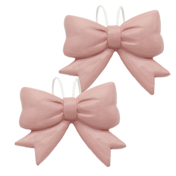 Coquette Bow Pot Hangers, Set of Two, Choose Your Color
