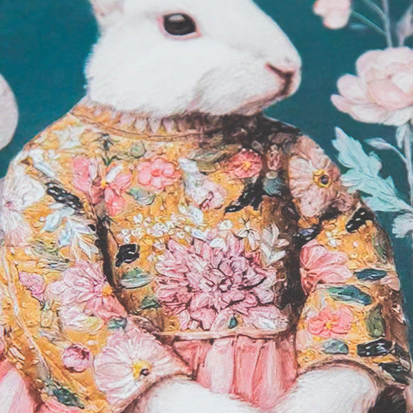 Double-Sided Vintage Bunny Arch Prints Set of 2 | Switch-a-Print Series