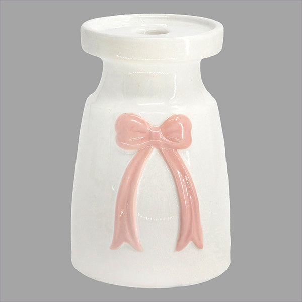Pink Bow Taper Candle Riser, Choose Your Size