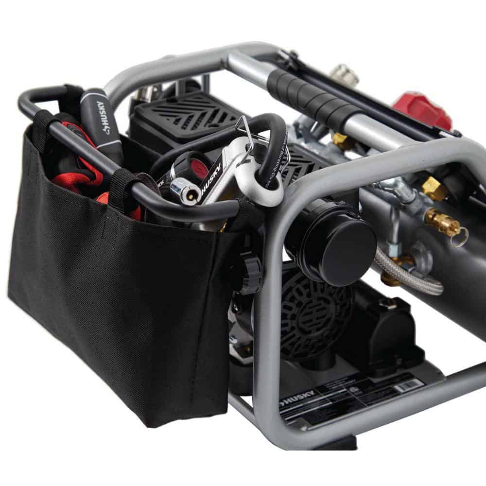 Husky 3300113 1 Gal. Portable Electric-Powered Silent Air Compressor