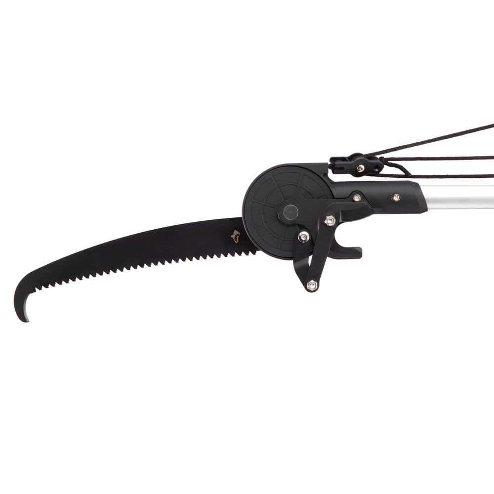 Husky-18 15 in. Steel Blade with 16-ft Telescopic Tree Pruner