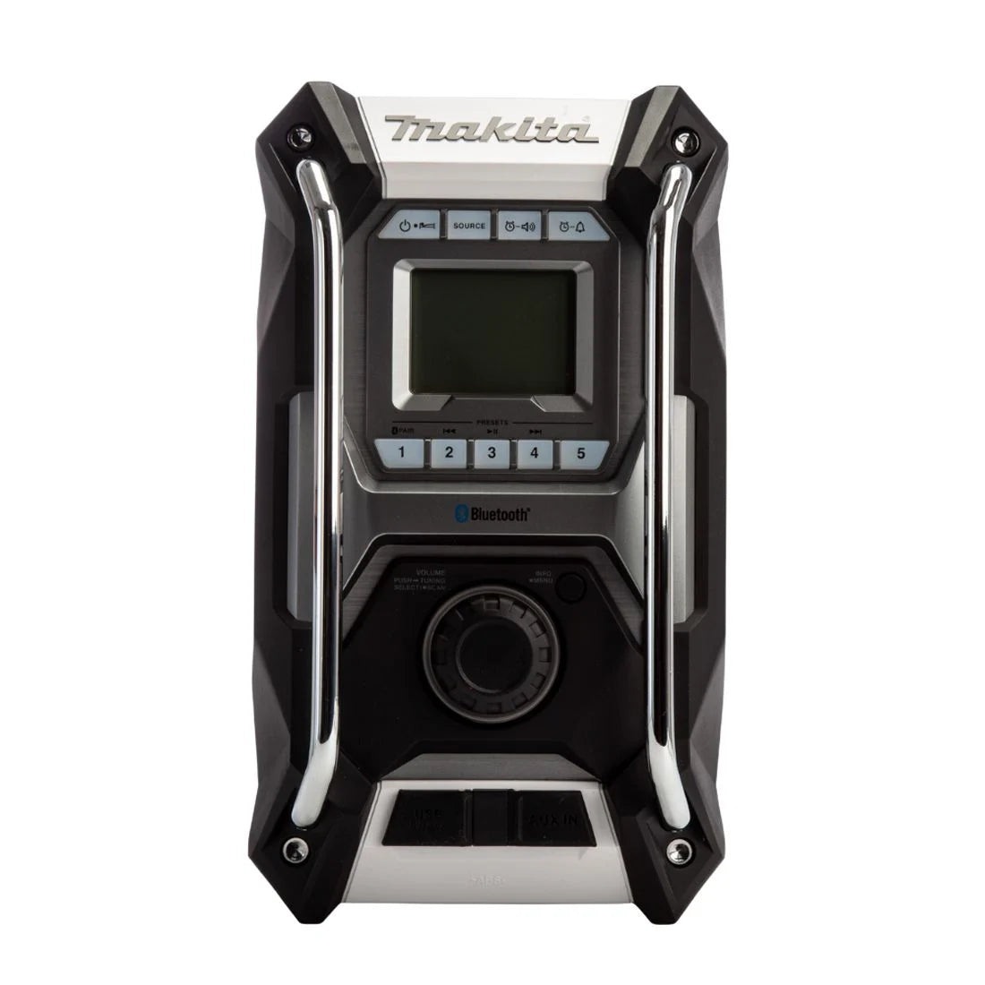 RADIO Bluetooth MAKITA MR002GZ01 40V/18V AM/FM 18V LXT 12V CXT Argent