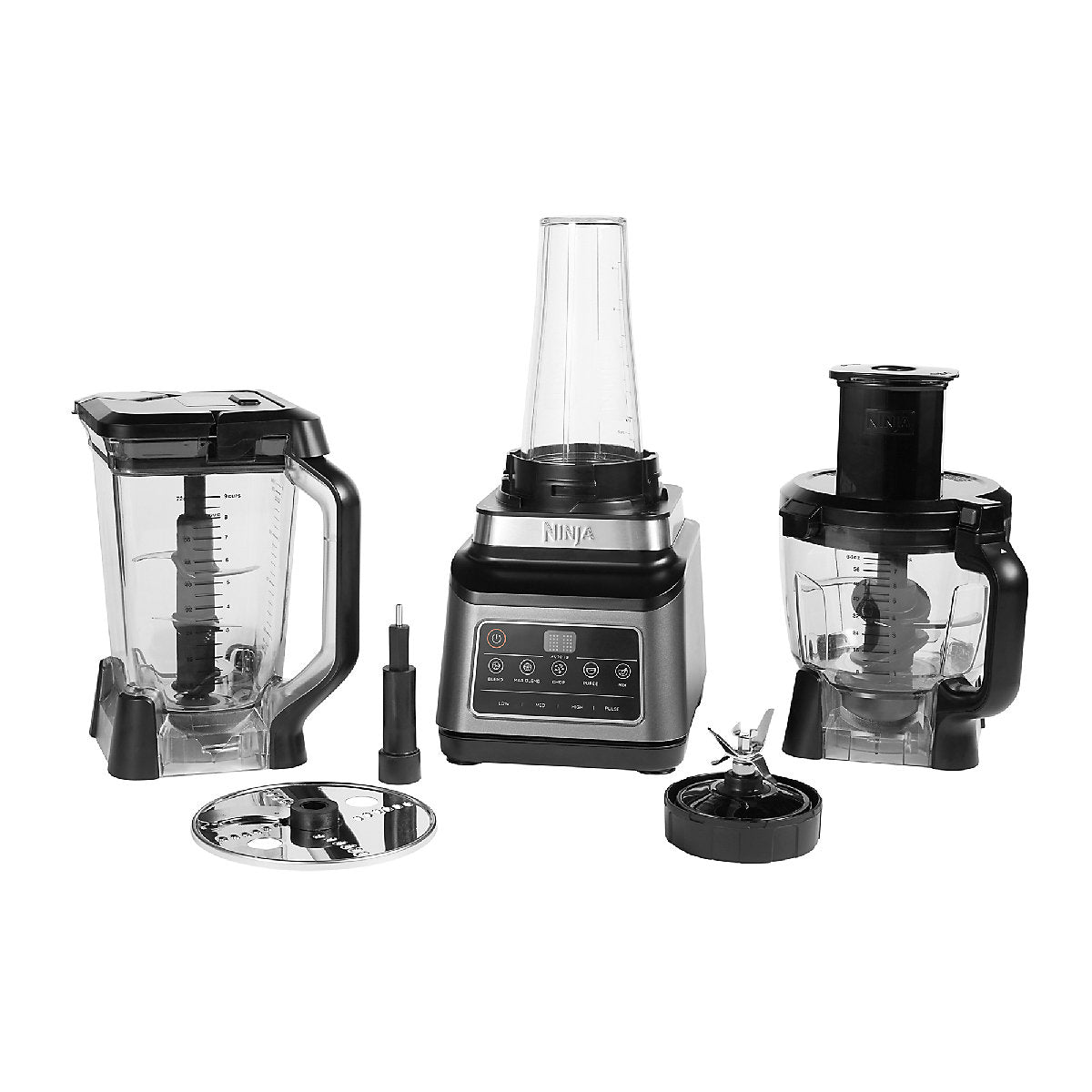 Robot culinaire 3-en-1 Ninja avec hachoir électrique multifonction Auto-iQ BN800UK