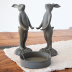 Standing Bunny Duo with Removable Tray | Indoor/Outdoor
