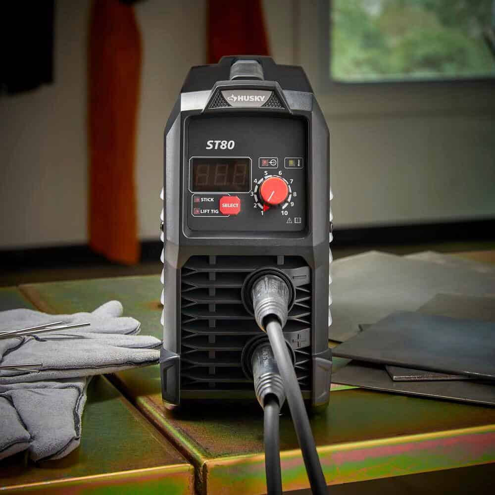 Husky PIONEERST80 Single Phase 80 Amp 120-Volt Input AC Stick Welder